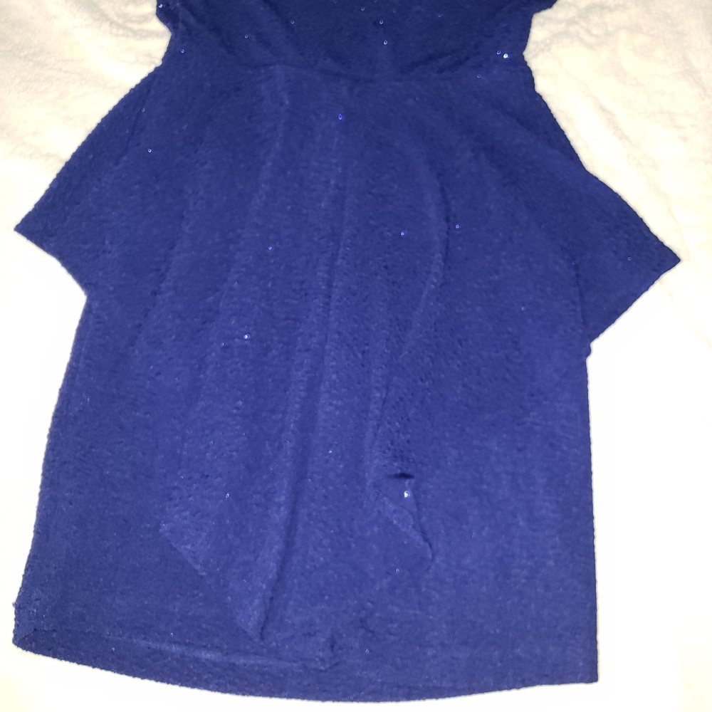 Sparkly blue formal dress
